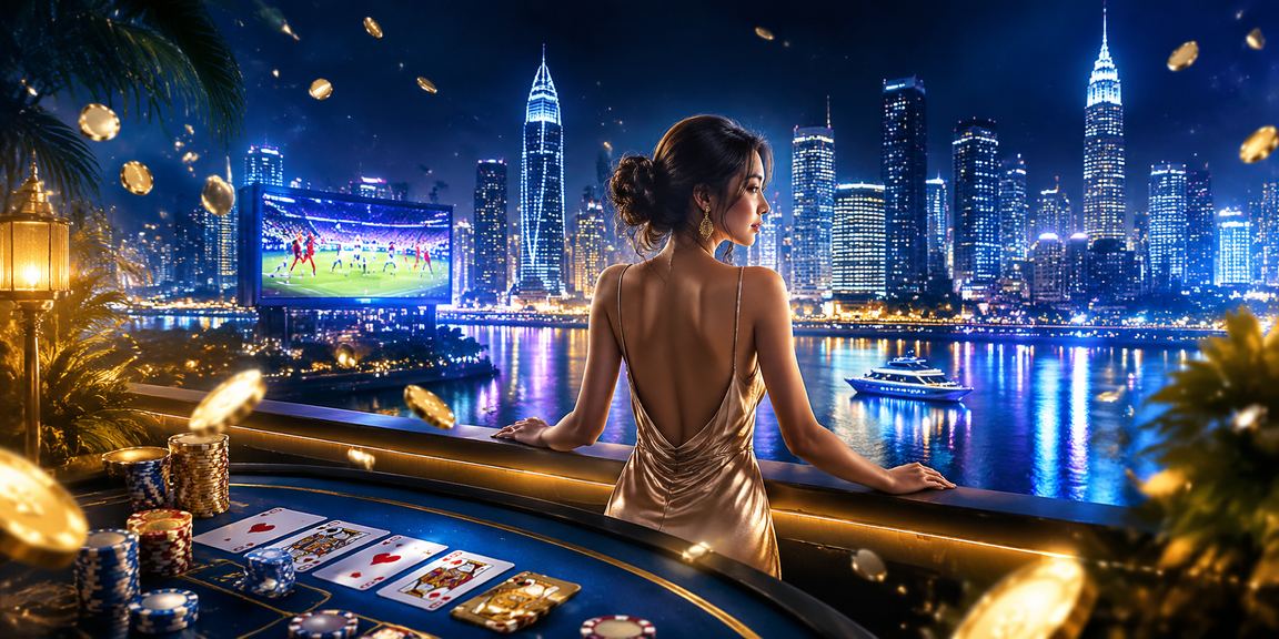 Sảnh Baccarat neon tại TP. Hồ Chí Minh trên nền tảng 18win